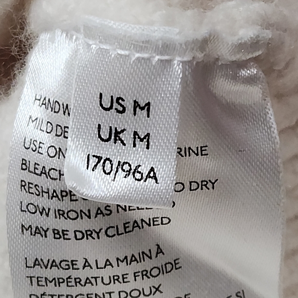 FREE PEOPLE ECHO BEACH CREAM COWL NECK SWEATER SIZE MEDIUM - Picture 12 of 13